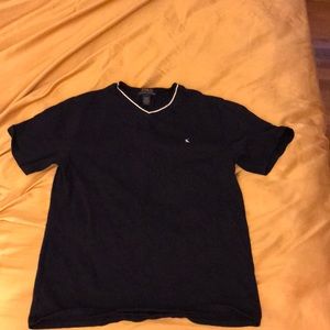 Navy blue polo shirt