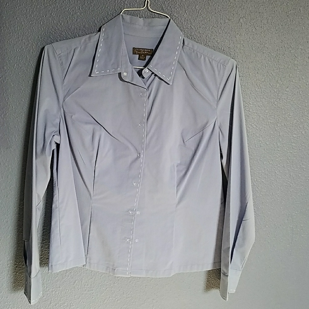 Periwinkle Nordstrom Classiques shirt Med