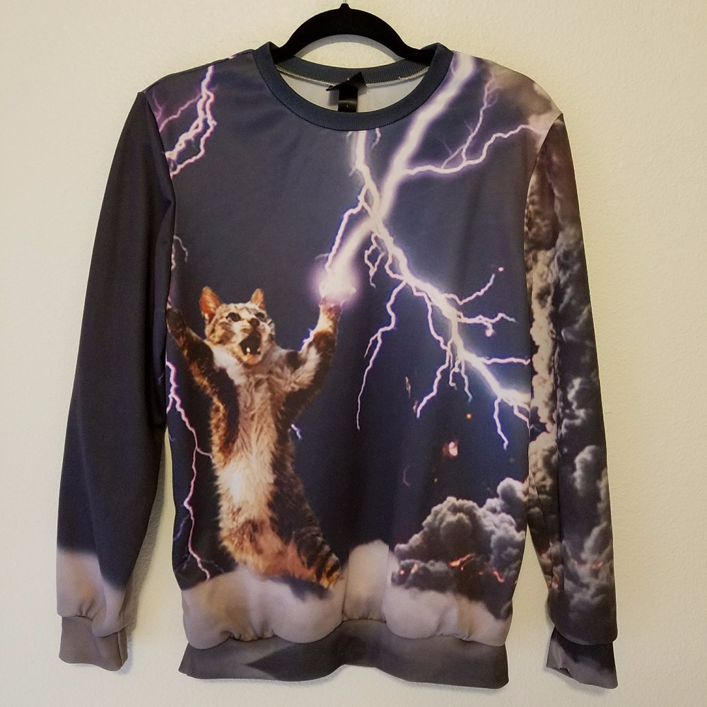 Super Soft Cat Lightning Sweater