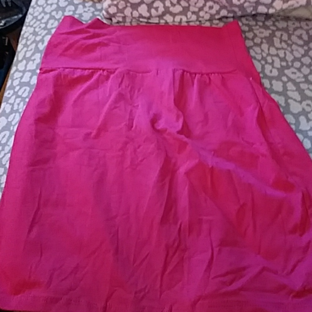 Pink skirt