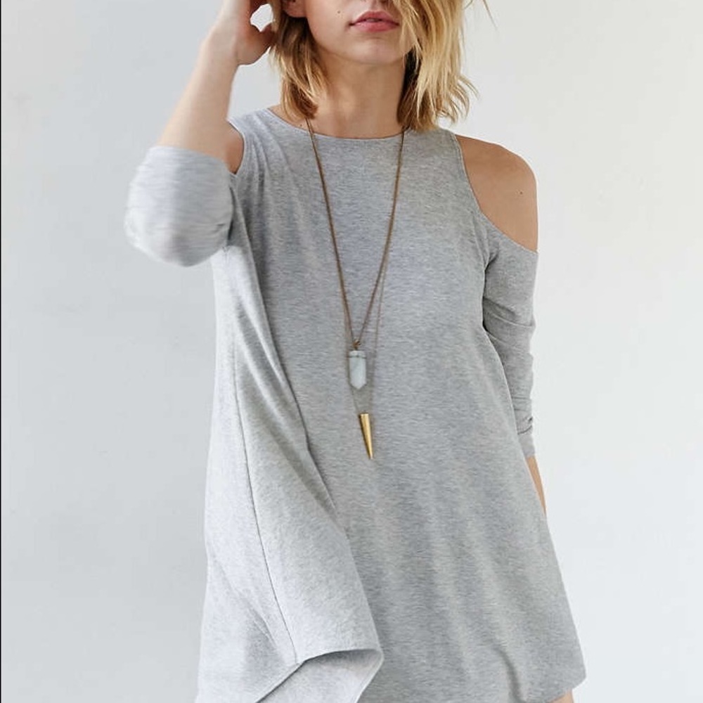 UO Kimchi Blue Tyra Cold Shoulder Tunic