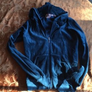 Juicy couture zip sweat, teal