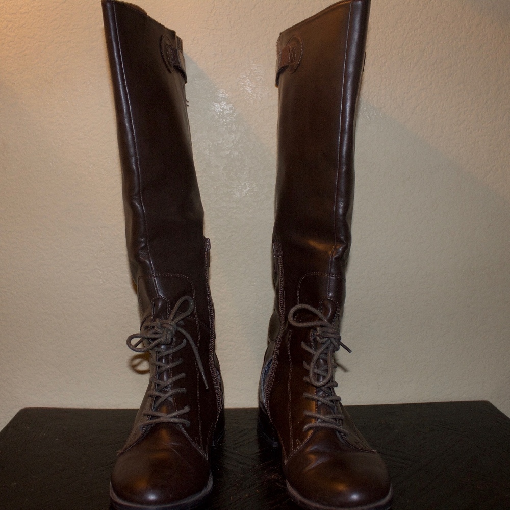 Knee High Leather Boots