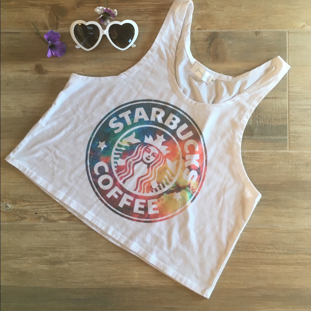 Starbucks Crop Top