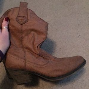 Ankle cowboy boots