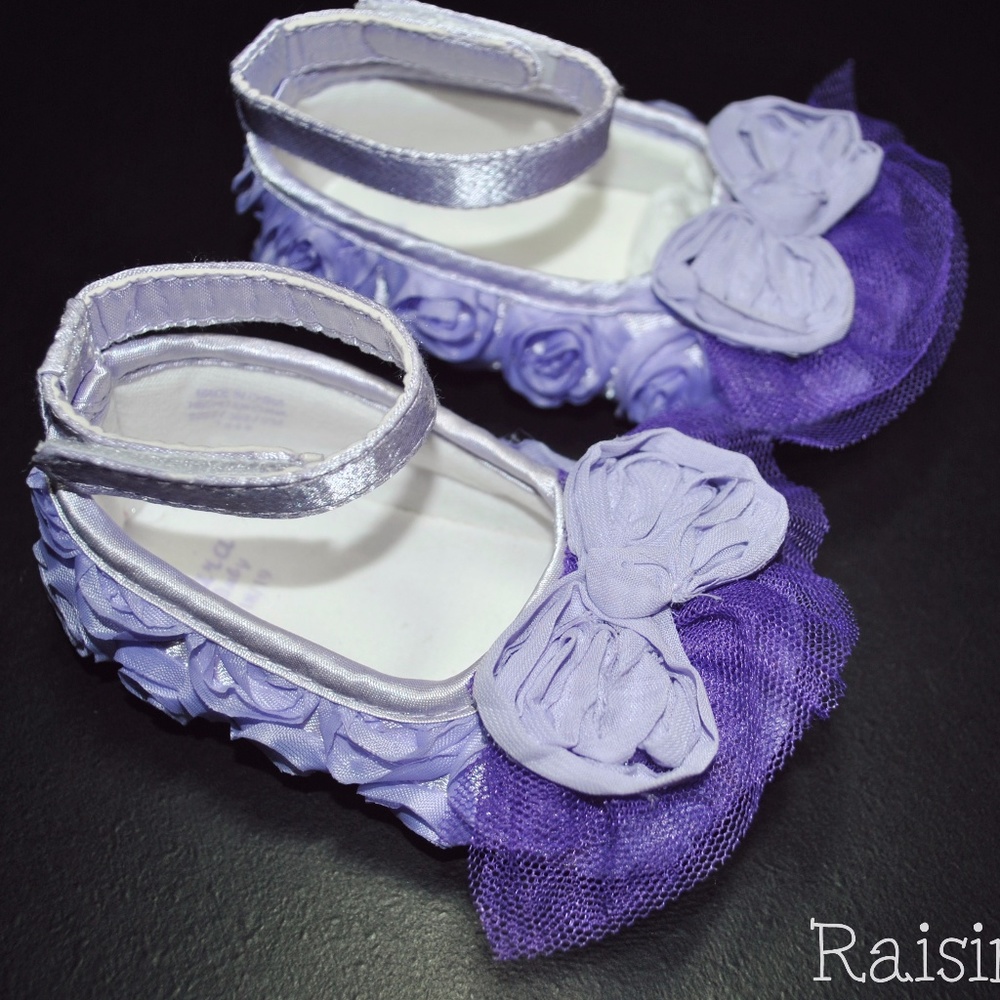 Lilac Rosette Ballet Flats for Baby Lowest Price