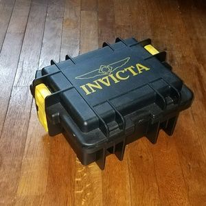 Invicta 3 Slot Black Dive Case