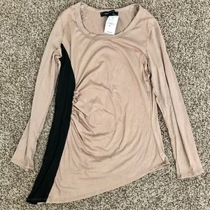 Ashley Stewart Asymmetrical Long Sleeved Top