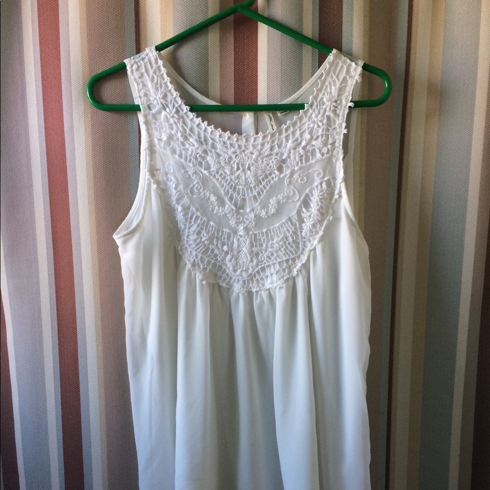 Beautiful white summer tank