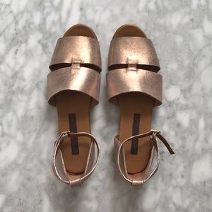 Modern Vintage Inca Flat Leather Sandal