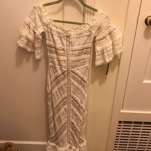 NWT Cinq á Sept Naya Dress in White