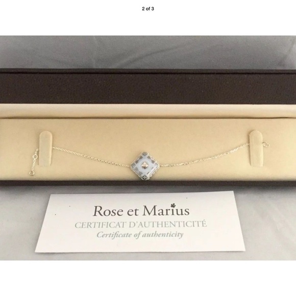 Rose et Marius Blue Casteu and Silver Bracelet - Picture 1 of 5