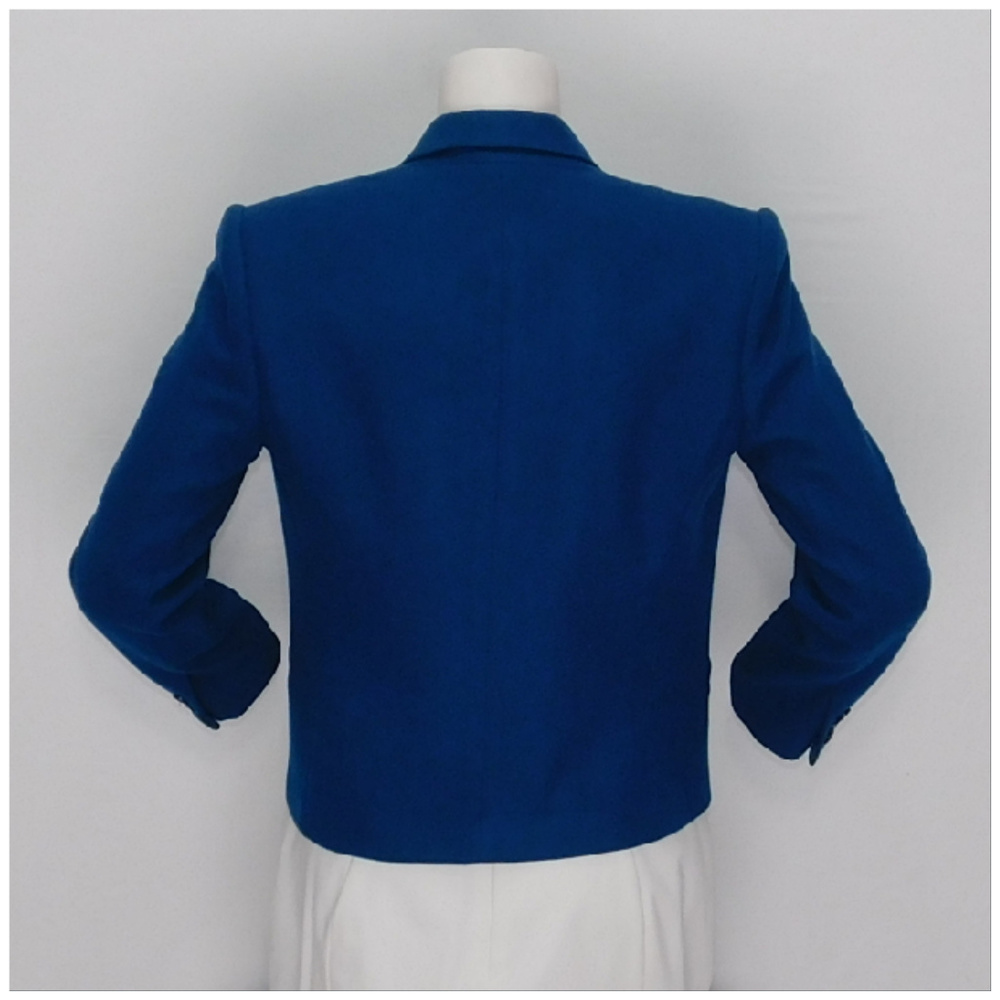 SAVILLE, PETITE, Wool Blend Blazer, size 8 Medium - Picture 4 of 8