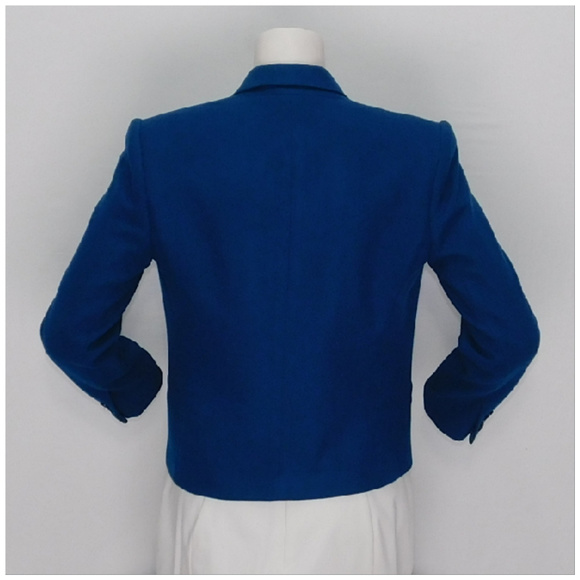 SAVILLE, PETITE, Wool Blend Blazer, size 8 Medium - Picture 4 of 8