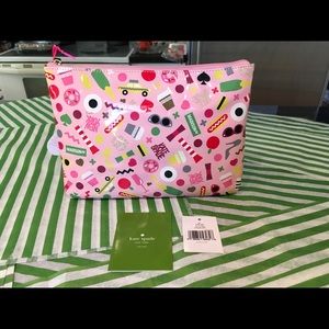 kate spade Darcel X Gia makeup Pouch-RARE!!