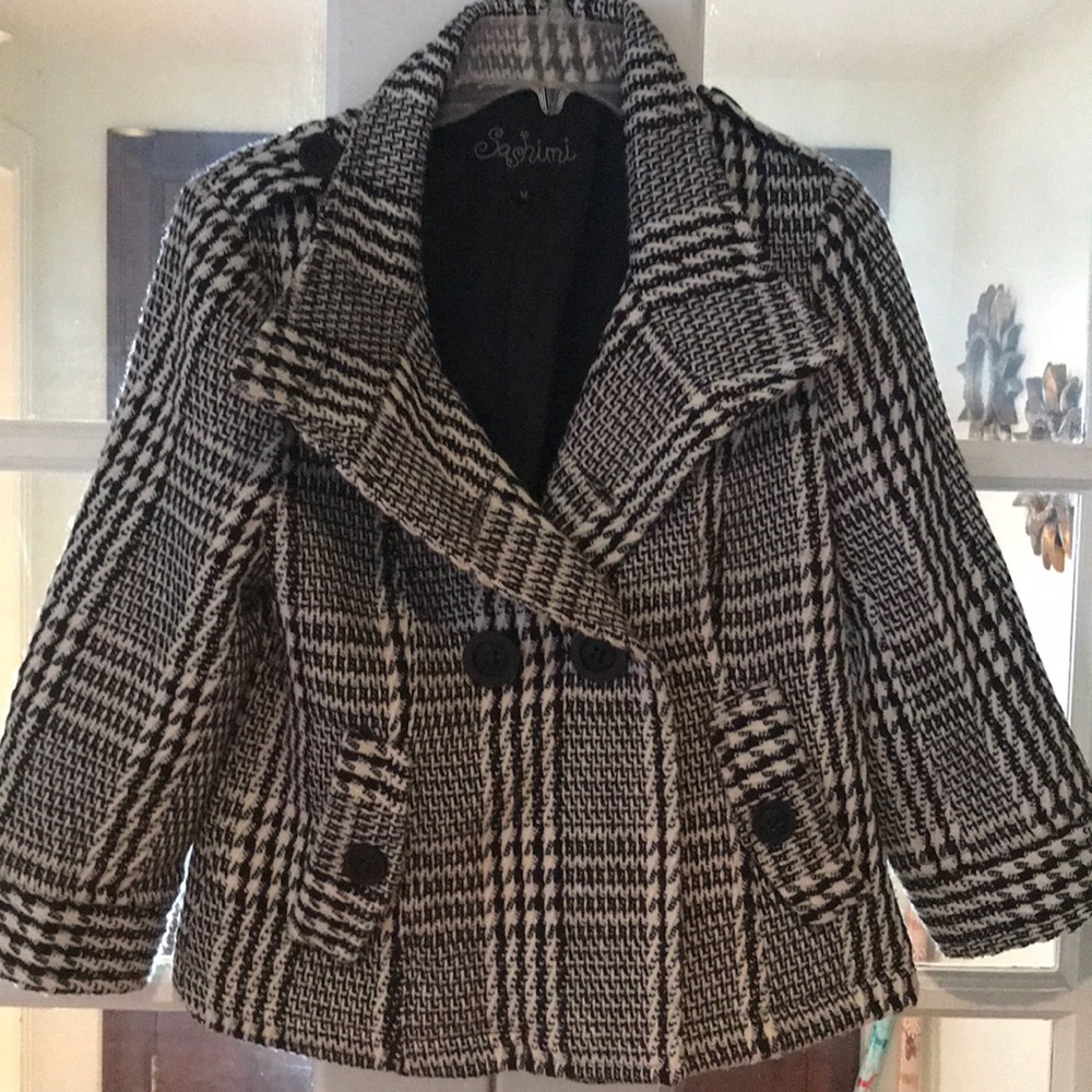 Checkered coat