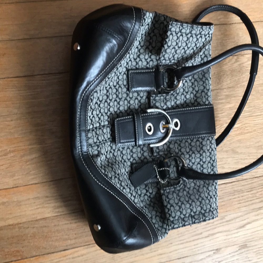 Coach black purse