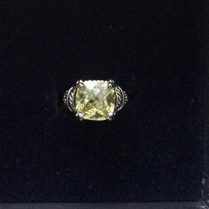 David Yurman like Yellow stone ring