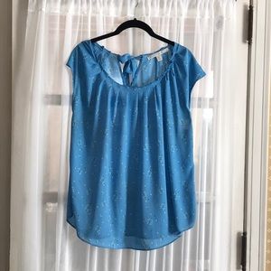 LC Lauren Conrad Blue Blouse