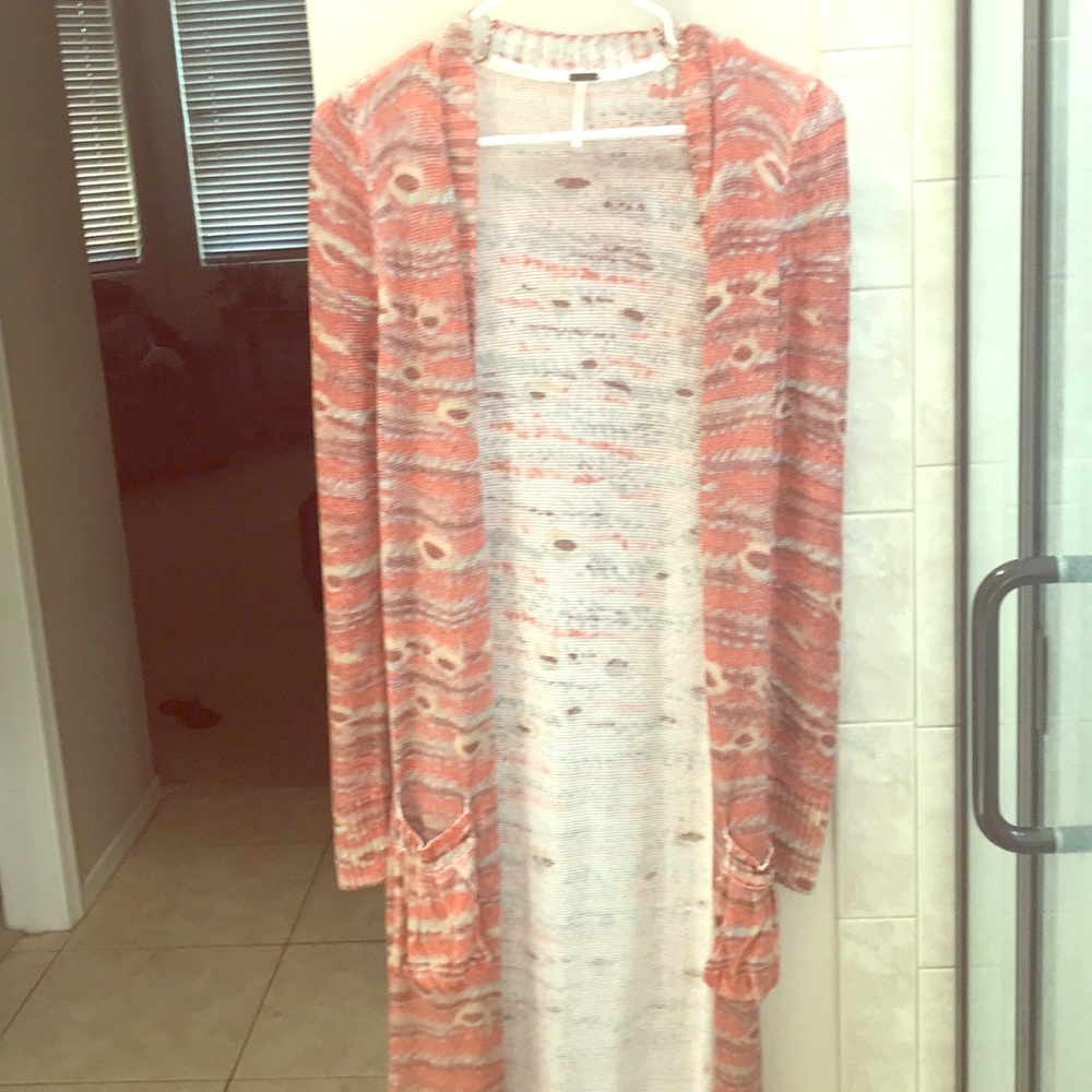 NWOT Free People Long Sweater