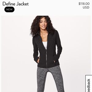 Lululemon Black Define Jacket