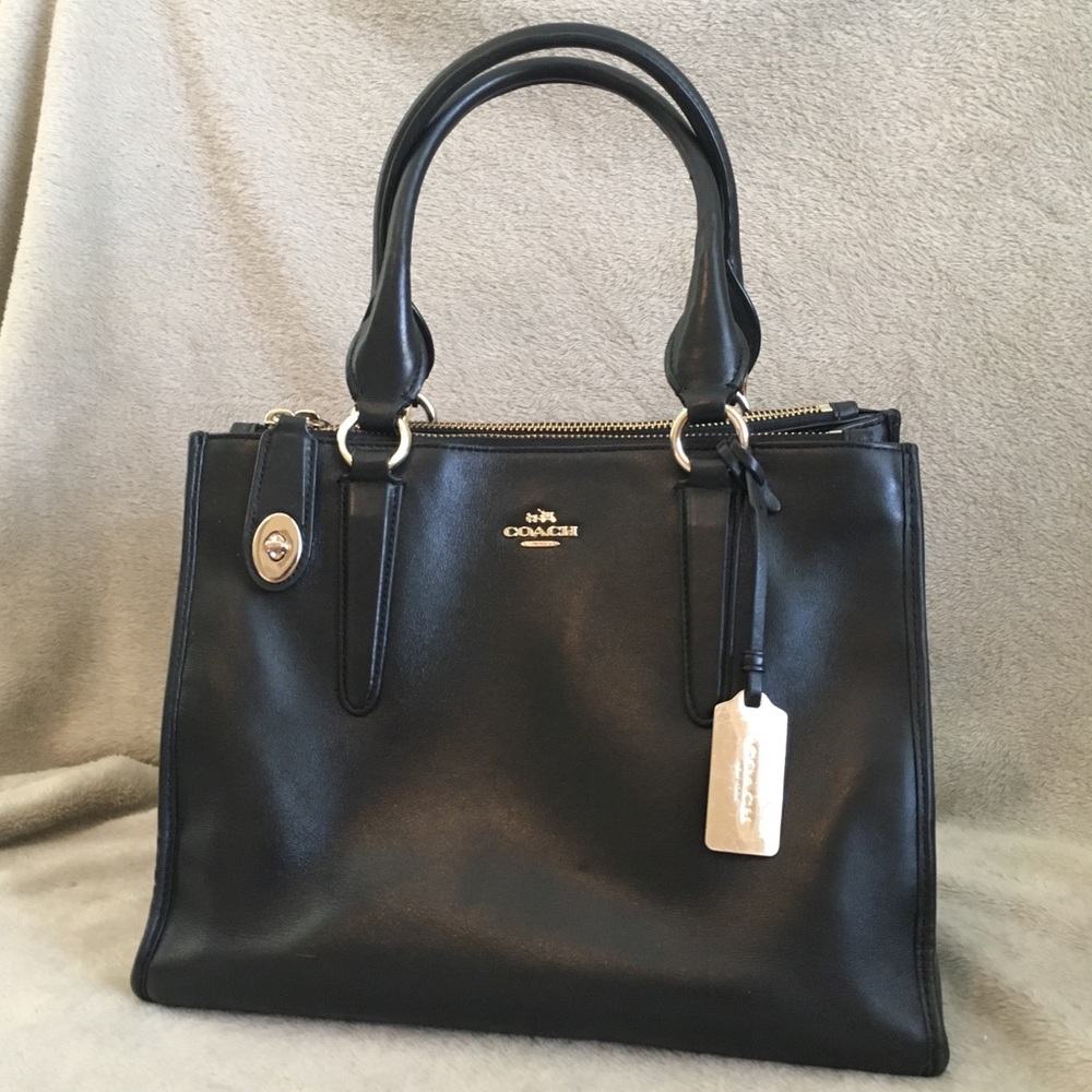 Authentic Coach Leather Carryall