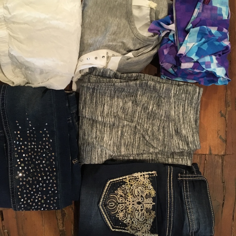 Justice jeans and yoga pants Bundle