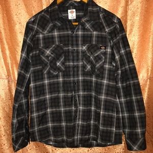 Dickie Long Sleeve Button Down Shirt