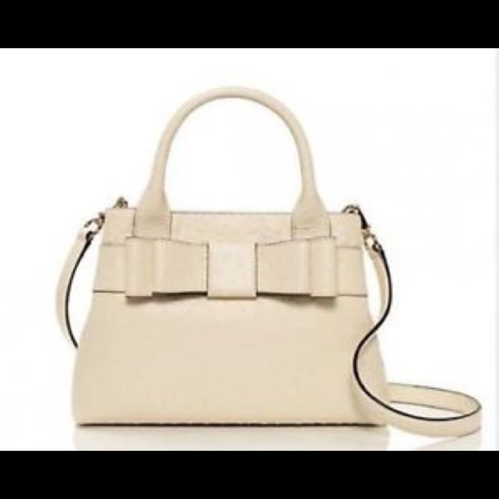 Kate Spade Charm City White Leather Crossbody Bag