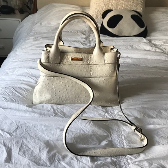 Kate Spade Charm City White Leather Crossbody Bag - Picture 8 of 8