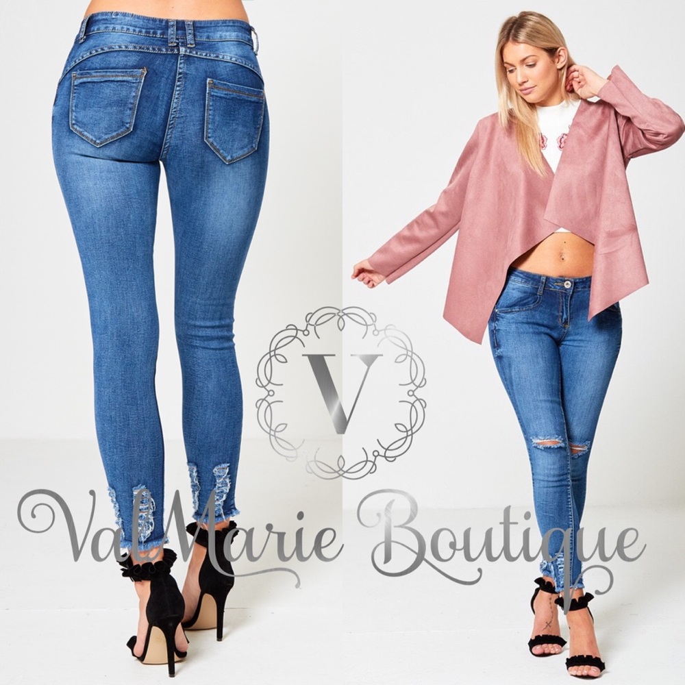 🔥FINAL PRICE🔥Distressed Ankle Skinny Jeans - Picture 5 of 6