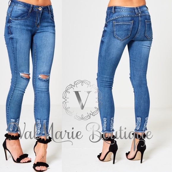 🔥FINAL PRICE🔥Distressed Ankle Skinny Jeans - Picture 3 of 6