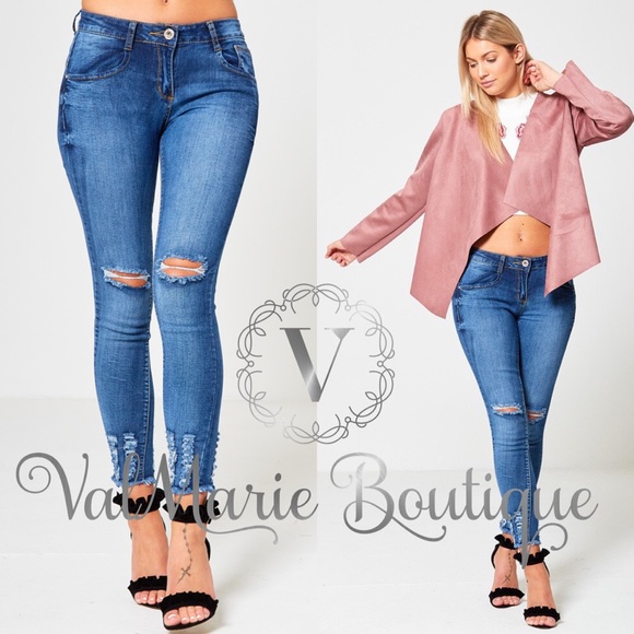 🔥FINAL PRICE🔥Distressed Ankle Skinny Jeans - Picture 4 of 6