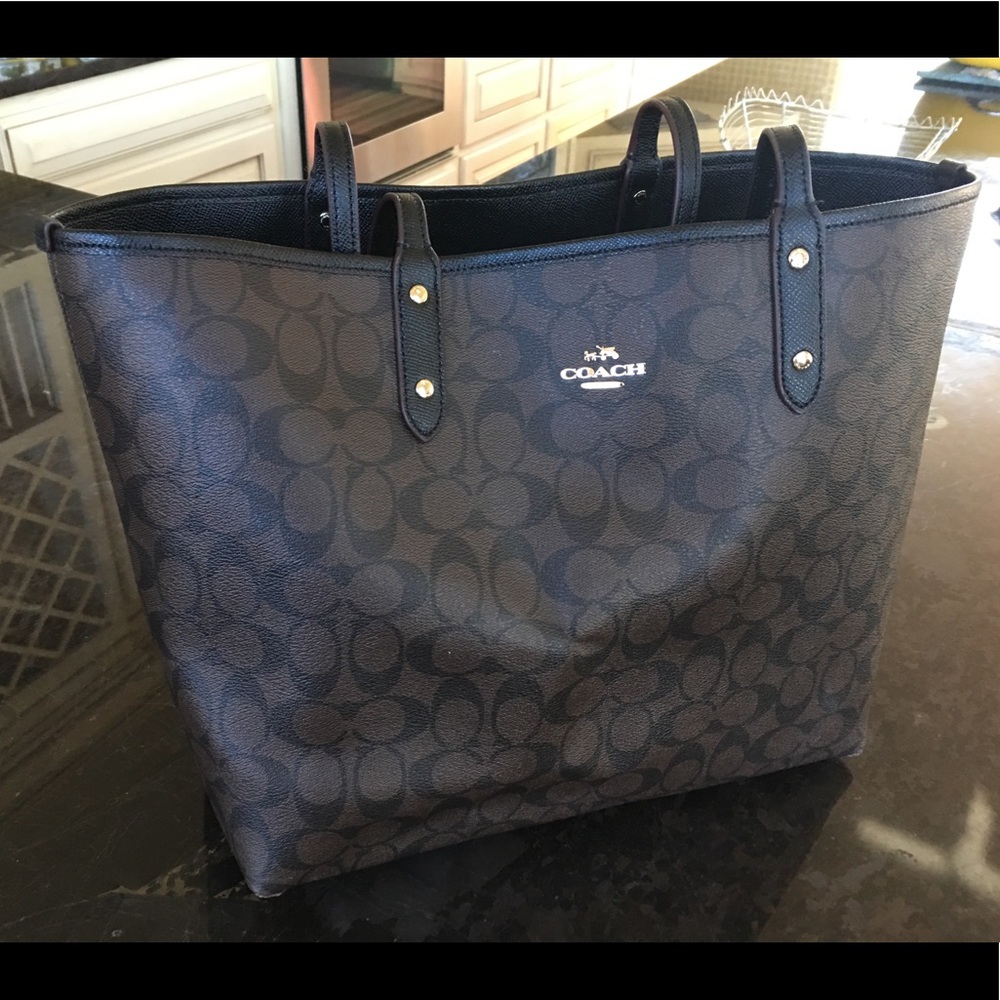 coach tote - reversible