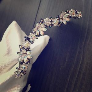 Swarovski crystal hair comb