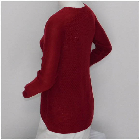 AMBIANCE, Hi-Lo Knit Sweater, size Large - Picture 6 of 8