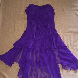 Purple Low Rise Dress