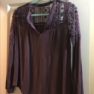 Purple blouse