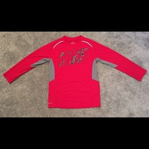 Boys Nike Dri-Fit long sleeve shirt size small
