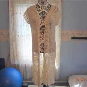 Pyramid Collection Lightweight Hooded Cardigan