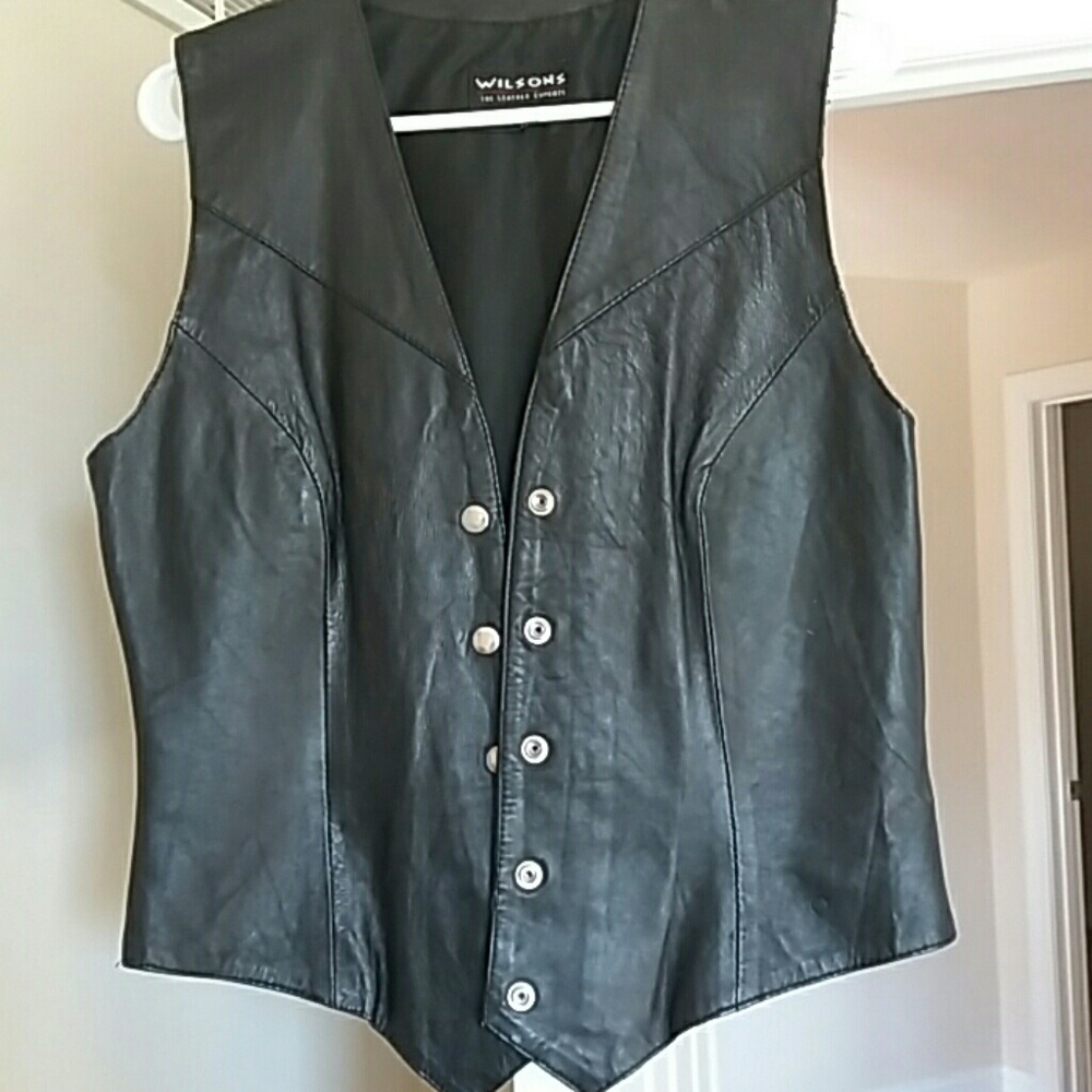 Wilson vest 100% Leather, vintage