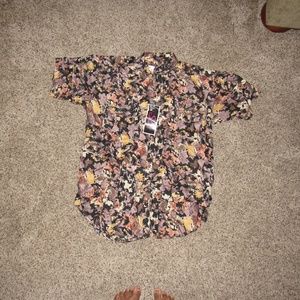 Vintage Pure Silk Washable ButtonDown Short Sleeve