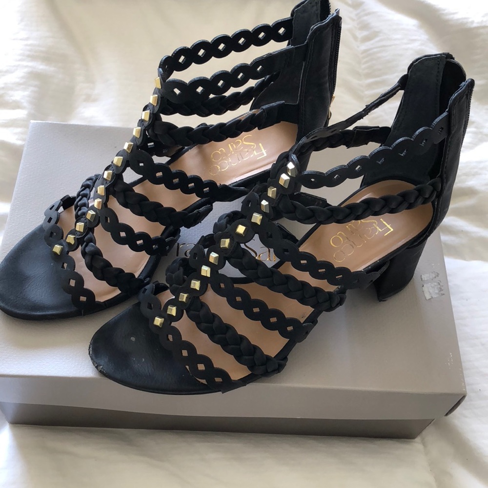 Gorgeous Franco Sarto chunky Heel sandals