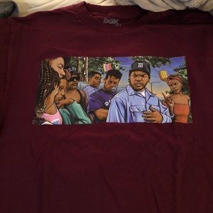 Maroon boys in the hood T-shirt size Medium