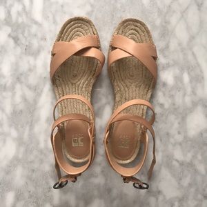 Joe's Jeans nude espadrille sandals