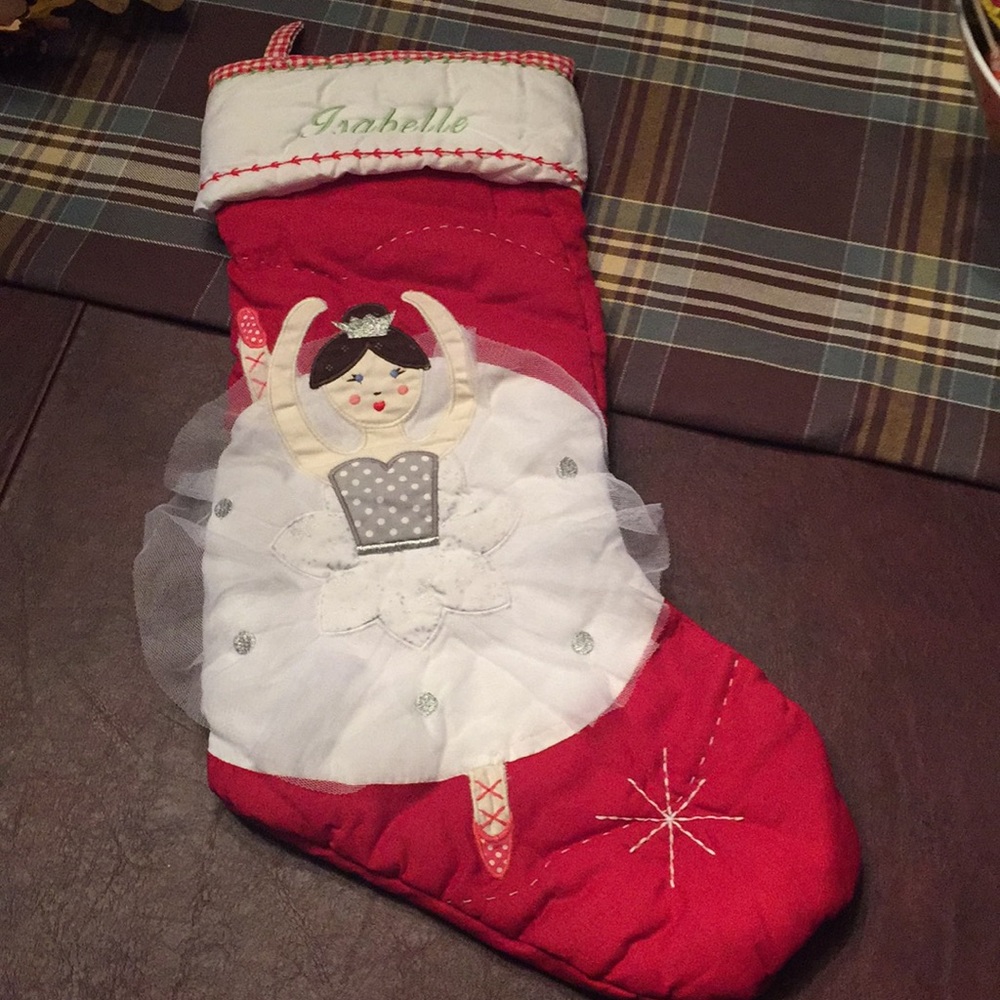 Personalized Pottery Barn Stocking “ISABELLE”