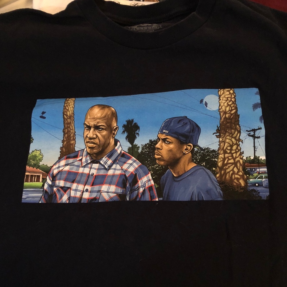 Size medium blue T-shirt from movie Friday
