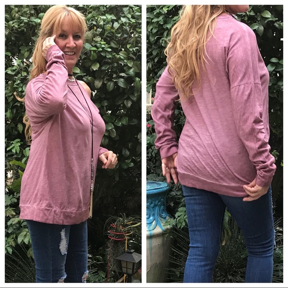 Oil Washed Cotton Slub, Cold Shoulder Top - Picture 6 of 8