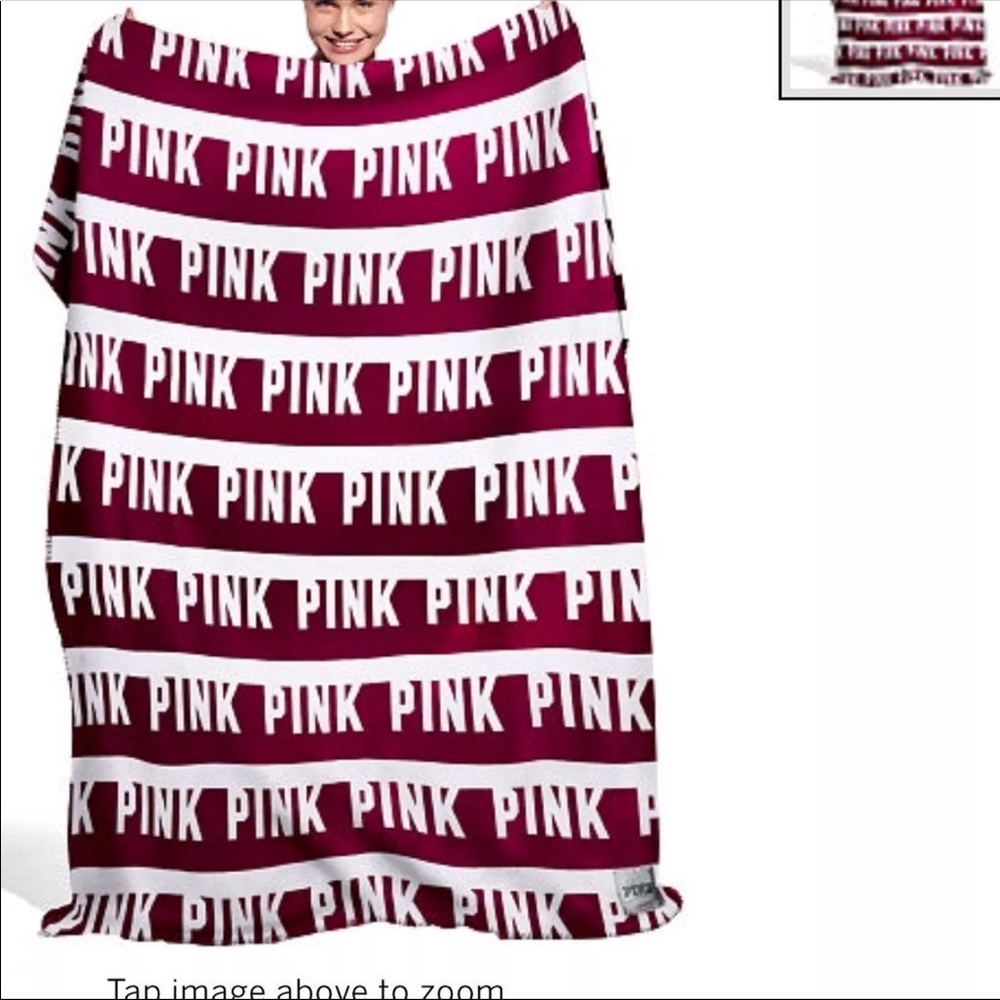VS PINK SHERPA BLANKET 60*72