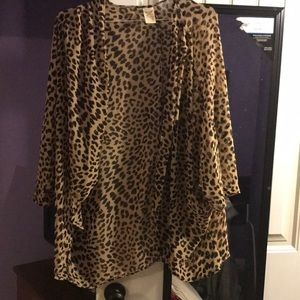 🔴faded glory cheetah print